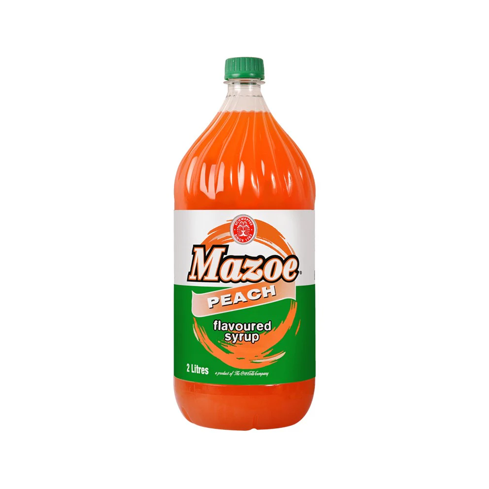 Mazoe Concentrate Peach: 6x2L