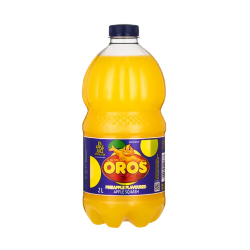 Brookes Oros 2L Concentrate Pineapple: 6x2L