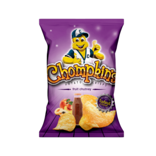 Z Chompkins Potato Chips Fruit Chutney: 12x100g
