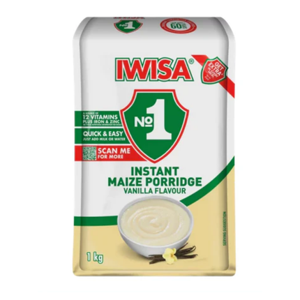Iwisa Instant Porridge Vanilla (10x1kg)